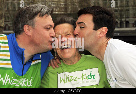 Virgin London-Marathon Geld Gebote Start - London Stockfoto