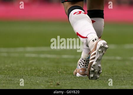 Fußball - Barclays Premier League - Manchester United gegen FC Liverpool - Old Trafford Stockfoto