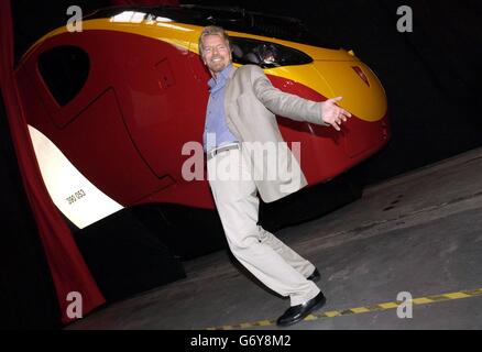 Sir Richard Branson besucht die ALSTOM-Werk Stockfoto