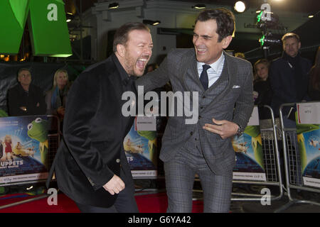 Muppets-Most Wanted-Premiere - London Stockfoto