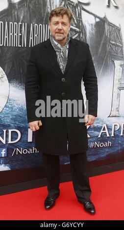Russell Crowe bei der Premiere von Noah im Film House in Edinburgh. Stockfoto