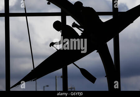 Glasgow 2014 Commonwealth Games Aktien. Das Riverside Museum in Glasgow. Stockfoto