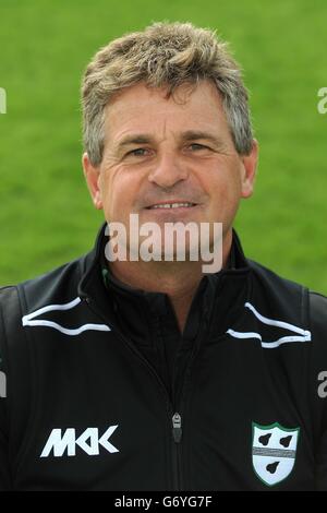 Worcestershire Cricket-Direktor Steve Rhodes während des Medientages in New Road, Worcester. Stockfoto