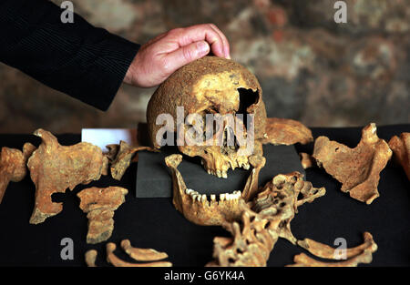 Crossrail Pest Gräberfeld Stockfoto