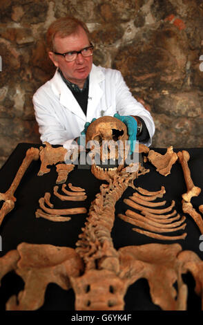 Crossrail Pest Gräberfeld Stockfoto