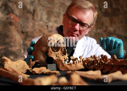 Crossrail Pest Gräberfeld Stockfoto