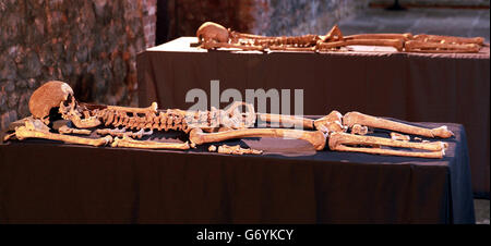 Crossrail Pest Gräberfeld Stockfoto