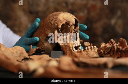 Crossrail Pest Gräberfeld Stockfoto