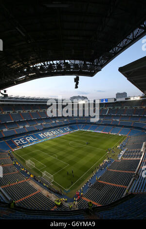 Fußball - UEFA Champions League - Runde der letzten 16 - Rückspiel - Real Madrid V FC Schalke 04 - Santiago-Bernabéu-Stadion Stockfoto