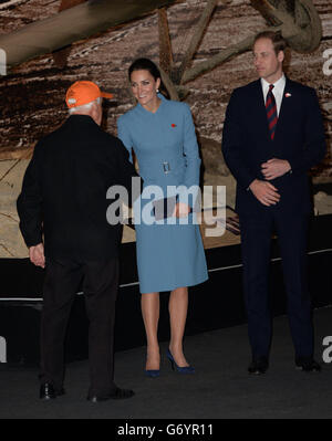 Königlicher Besuch in Australien und NZ - Tag 4 Stockfoto