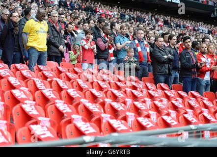 Fußball - FA-Cup - Final Semi - Wigan Athletic V Arsenal - Wembley-Stadion Stockfoto