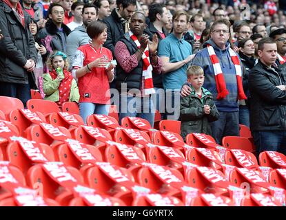 Fußball - FA-Cup - Final Semi - Wigan Athletic V Arsenal - Wembley-Stadion Stockfoto