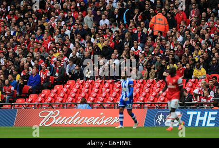 Fußball - FA-Cup - Final Semi - Wigan Athletic V Arsenal - Wembley-Stadion Stockfoto