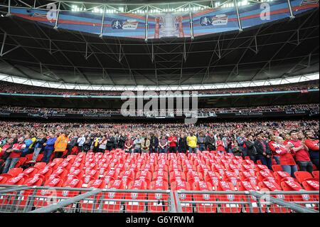 Fußball - FA-Cup - Final Semi - Wigan Athletic V Arsenal - Wembley-Stadion Stockfoto