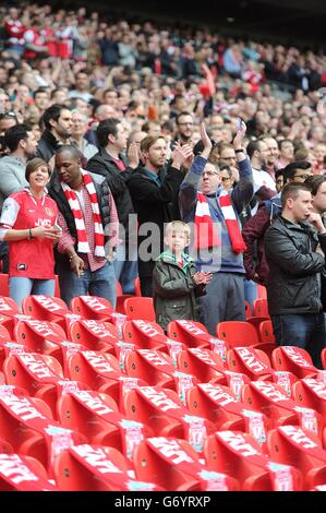 Fußball - FA-Cup - Final Semi - Wigan Athletic V Arsenal - Wembley-Stadion Stockfoto