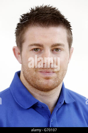 Sport - Team Scotland Boxen, Wrestling und para-Bowls Teamankündigung für Commonwealth Games - Olympia Boxing Gym. Glasgow 2014 Commonwealth Games Team Scotland Wrestler Ross McFarlane 57kg, während der Ankündigung im Olympia Boxing Gym, Glasgow. Stockfoto