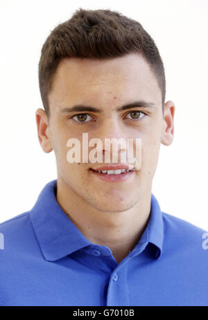 Sport - Team Scotland Boxen, Wrestling und para-Bowls Teamankündigung für Commonwealth Games - Olympia Boxing Gym. Glasgow 2014 Commonwealth Games Team Schottland Boxer Kieran Smith 75 kg, während der Ankündigung im Olympia Boxing Gym, Glasgow. Stockfoto