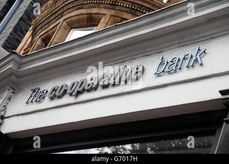 Eine Filiale der Genossenschaftsbank in Islington, Nord-London. Stockfoto