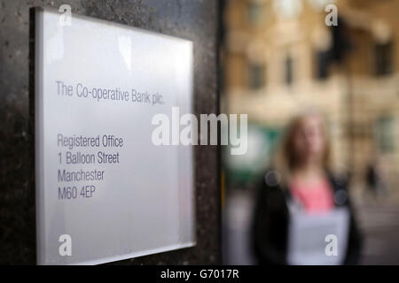 Eine Filiale der Genossenschaftsbank in Islington, Nord-London. Stockfoto