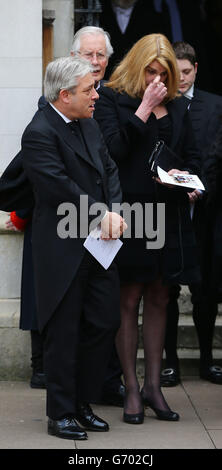 Tony Benn Beerdigung Stockfoto