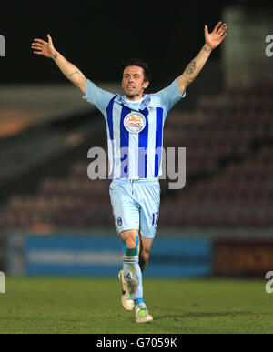 Fußball - Himmel Bet League One - Coventry City gegen Bradford City - Sixfields Stadion Stockfoto