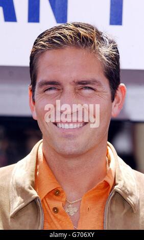 Jim Caviezel, Star der Passion Christi, veröffentlicht seinen neuen Film Bobby Jones, Stroke of Genius, als er den American Pavillion beim Filmfestival in Cannes eröffnet. Stockfoto