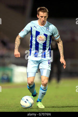 Fußball - Sky Bet League One - Coventry City / Bradford City - Sixfields Stadium. Carl Baker, Coventry City Stockfoto