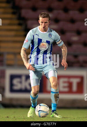 Fußball - Sky Bet League One - Coventry City / Bradford City - Sixfields Stadium. Carl Baker, Coventry City Stockfoto