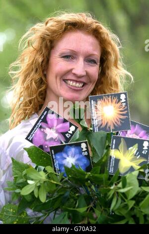 Charlie Dimmock Chelsea Flower Show Stockfoto