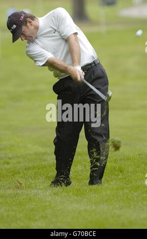 Nick Faldo pro-am im Wentworth Golf Club Stockfoto