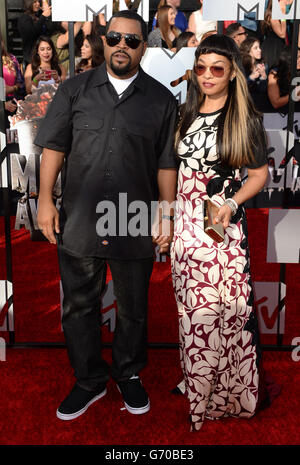 Die MTV Movie Awards 2014 - Arrivals - Los Angeles. Ice Cube bei den MTV Movie Awards 2014 im Nokia Theater L.A. Live, Los Angeles. Stockfoto