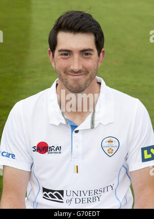 Cricket - 2014 Derbyshire CCC Medientag - 3aaa County Ground Stockfoto