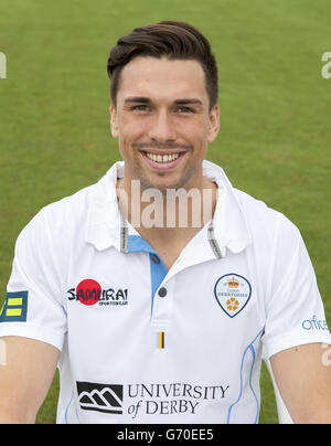 Cricket - 2014 Derbyshire CCC Medientag - 3aaa County Ground Stockfoto