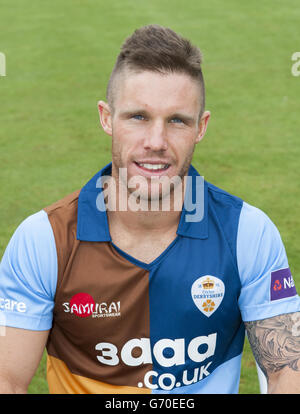 Cricket - 2014 Derbyshire CCC Medientag - 3aaa County Ground Stockfoto