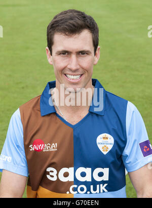 Cricket - 2014 Derbyshire CCC Medientag - 3aaa County Ground Stockfoto