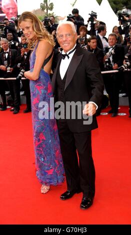 Giorgio Armani der 57. Filmfestspiele von Cannes Stockfoto