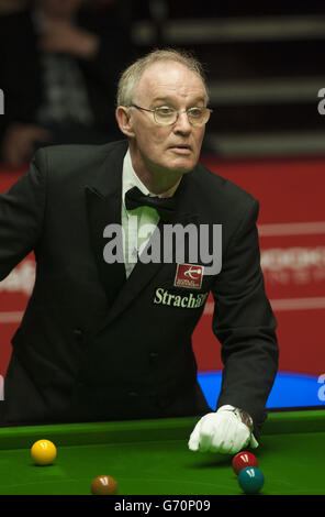 Snooker - Dafabet Snooker-WM - Tag 3 - der Tiegel Stockfoto