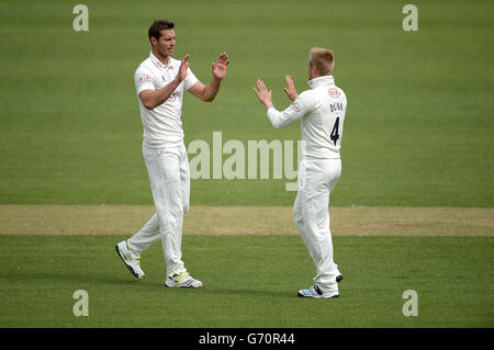 Cricket - LV = County Championship - Division Two - Tag 3 - Surrey V Essex - Kia Oval Stockfoto