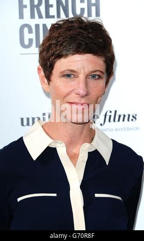 Marion Vernoux bei der Premiere von Bright Days Ahead im Curzon Soho, Shaftesbury Avenue, London, Teil der Rendez-Vous mit French Cinema Season. Stockfoto