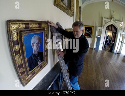 Erzbischof von Canterbury Porträt geht auf dem display Stockfoto