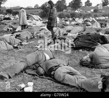 Musik - Glastonbury Festival 1971 - Worthy Farm Stockfoto