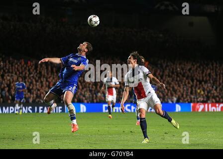 Fußball - UEFA Champions League - Viertel-Final - Rückspiel - Chelsea V Paris Saint-Germain - Stamford Bridge Stockfoto