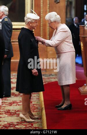 Investitur in Windsor castle Stockfoto