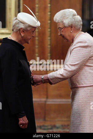 Investitur in Windsor castle Stockfoto