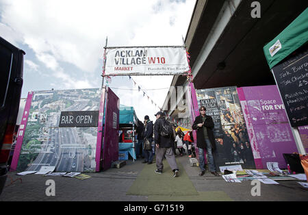 Notting Hill Lager - London Stockfoto