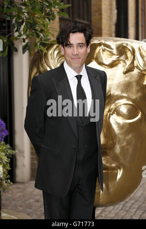 Stephen Mangan kommt bei den BAFTA TV Craft Awards in der Brauerei, Chiswell Street, London. Stockfoto