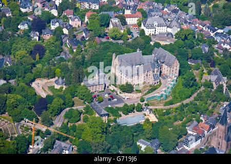 Marburger Schloss, Marburg, Hessen, Deutschland Stockfoto