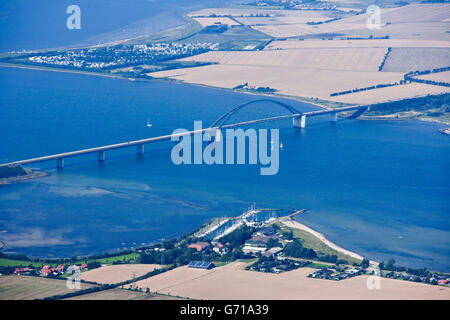 Fehmarnsund-Brücke, Fehmarn, Schleswig-Holstein, Balic Meer, Deutschland Stockfoto