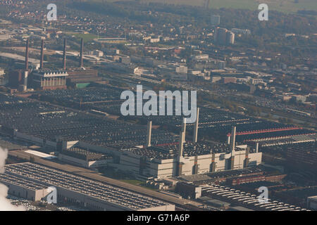 Volkswagenwerk Wolfsburg, Niedersachsen, Deutschland / VW Stockfoto