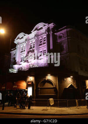 London-Veranstaltungsorte - Lager Stockfoto